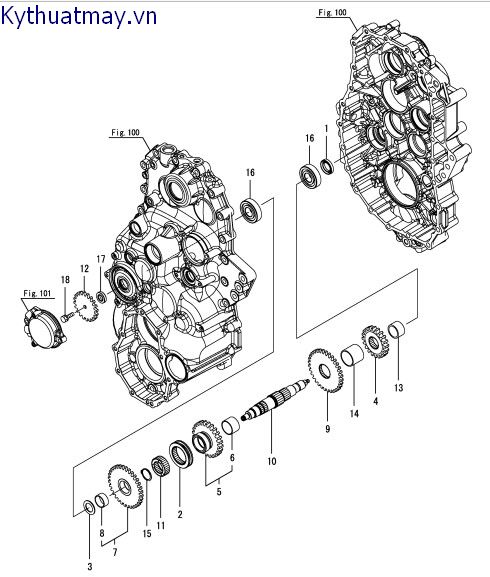 Trục truyền động di chuyển số 4